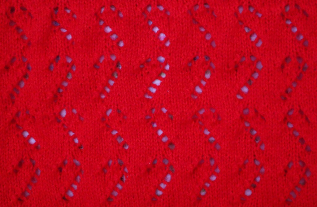 12 Crafts of Christmas: Day 3 Candy Cane Knitted&nbsp;Blanket
